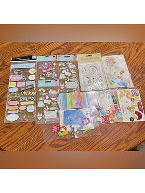Scrapbooking Sticker Bundle Lot